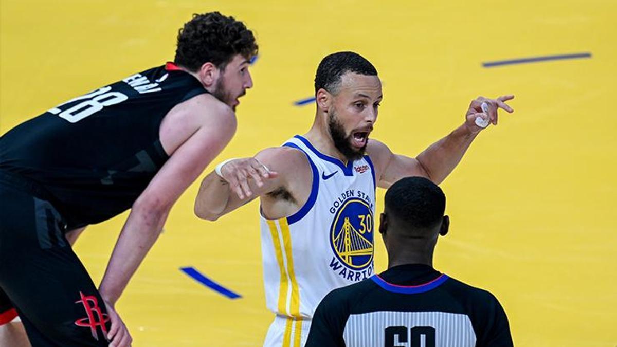 Alperen Şengün’ün double-double’ı Curry’yi durduramadı