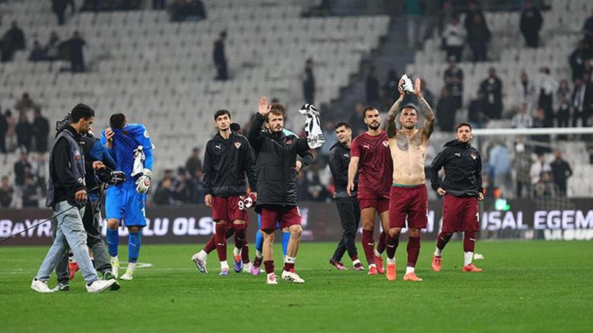 Beşiktaş taraftarından ‘Helal olsun’ dedirtecek hareket! Hataysporlu oyuncular duygulandı…