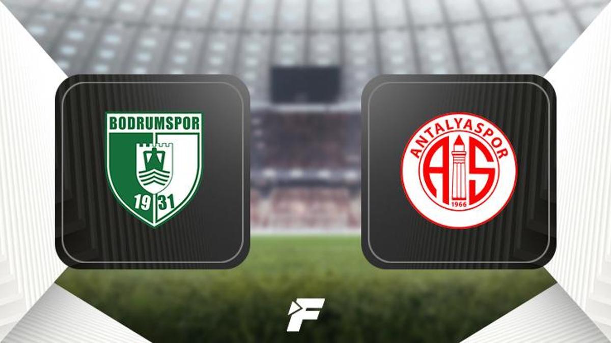 Bodrum FK-Antalyaspor maçı (CANLI)