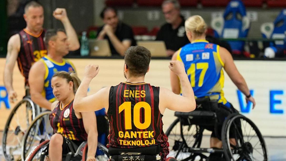 Galatasaray Fuzul Tekerlekli Sandalye Erkek Basketbol Takımı, Avrupa’da finale çıktı